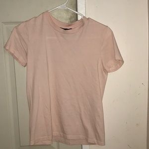 Basic pink crew neck